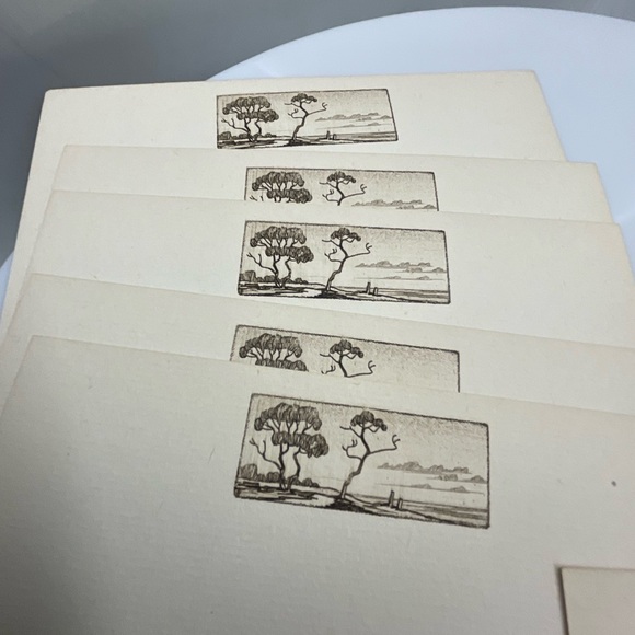 Vintage Briefs Post Cards genuine etchings by Richardson Rome - Picture 13 of 16